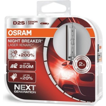 Автолампы OSARAM D2S XENARC NIGHT BREAKER LASER 66240XNL-HCB (2 шт)