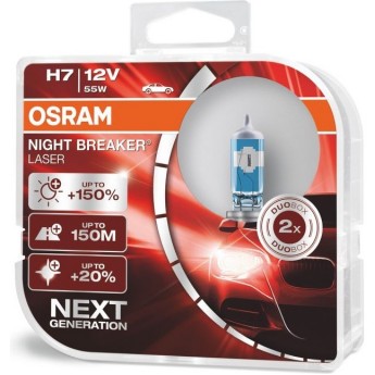 Автолампы OSARAM H7 OSRAM NIGHT BREAKER LASER 64210NL-HCB (2 шт)