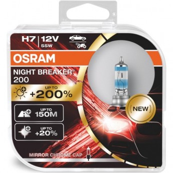 Автолампы OSRAM H7 NIGHT BREAKER 200 64210NB200-HCB
